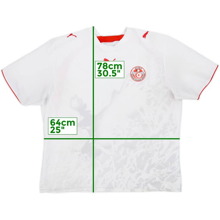 2006-07 Tunisia Home Shirt - 6/10 - (XXL)