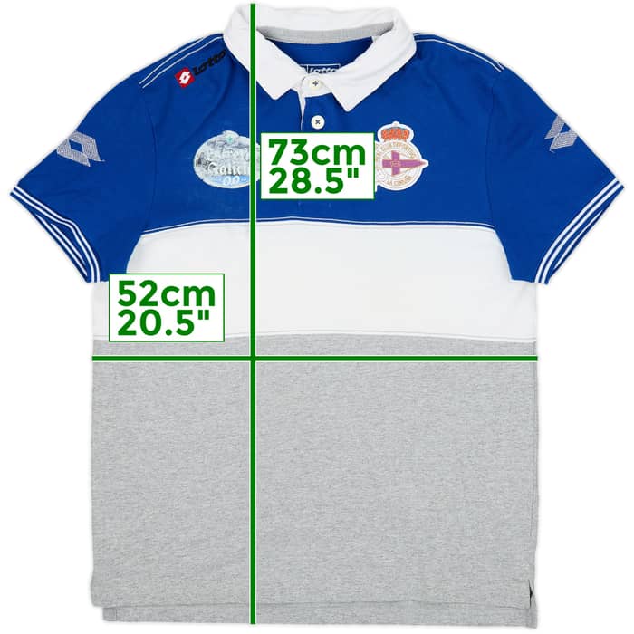 2011-12 Deportivo de La Coruna Lotto Polo Shirt - 5/10 - (XL)