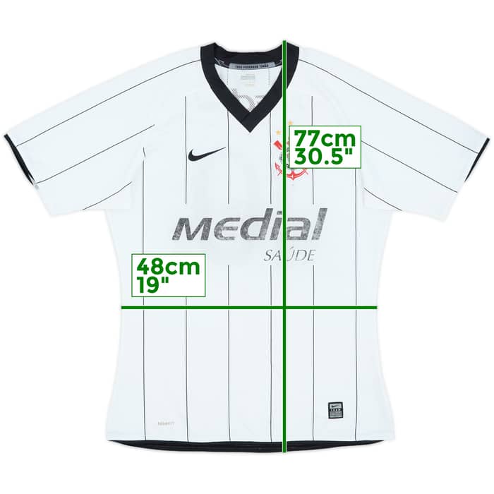 2008 Corinthians Home Shirt #10 - 5/10 - (L)