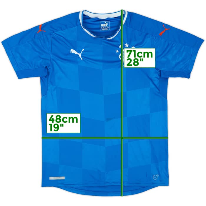 2016-18 Rangers Home Shirt - 6/10 - (XL.Boys)