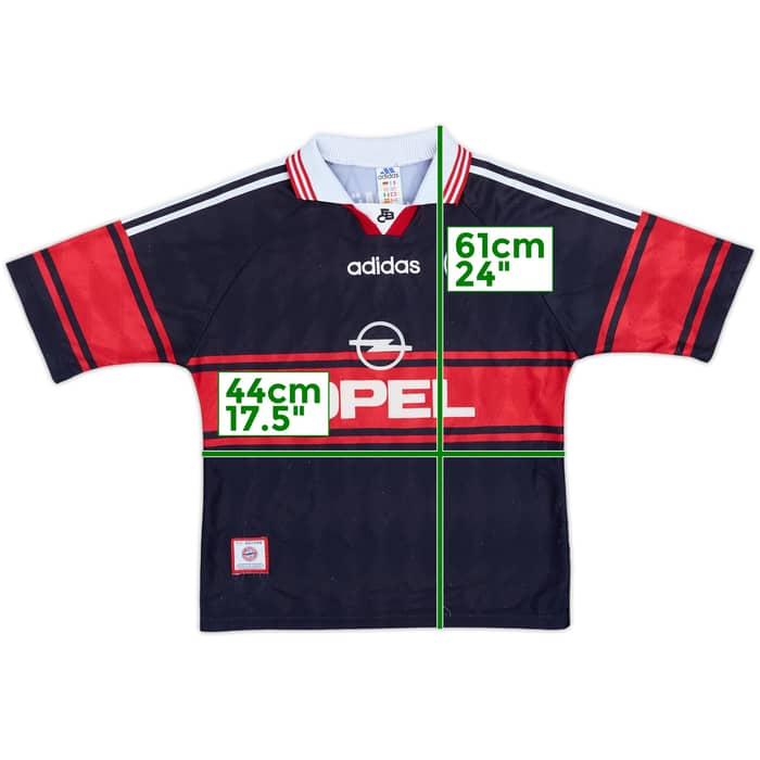 1997-99 Bayern Munich Home Shirt - 6/10 - (Y)