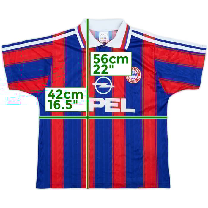 1995-97 Bayern Munich Home Shirt - 9/10 - (XS)