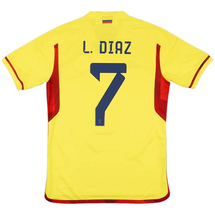2022-23 Colombia Home Shirt L.Diaz #7 - 9/10 - (M)