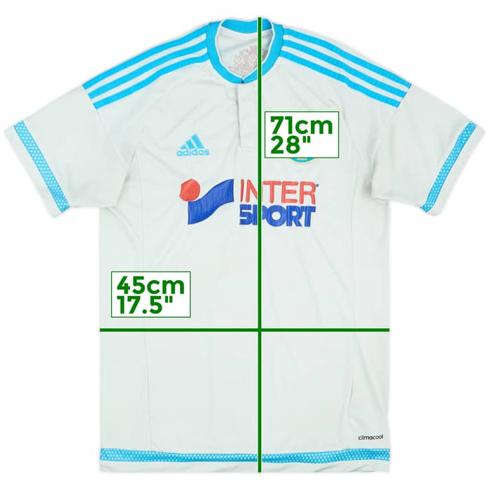 2015-16 Olympique Marseille Home Shirt - 4/10 - (S)