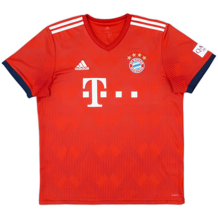 2018-19 Bayern Munich Home Shirt Lewandowski #9 - 8/10 - (L)