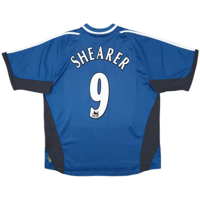2001-02 Newcastle Away Shirt Shearer #9 - 9/10 - (XXL)