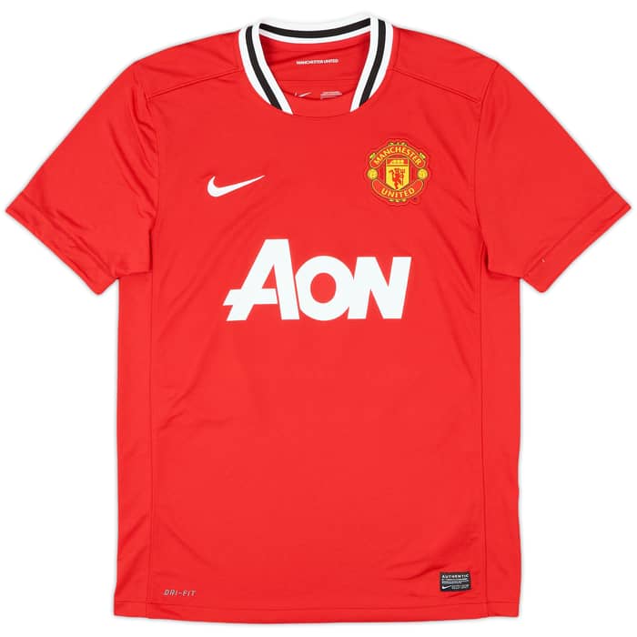2011-12 Manchester United Home Shirt Chicharito #14 - 10/10 - (M)