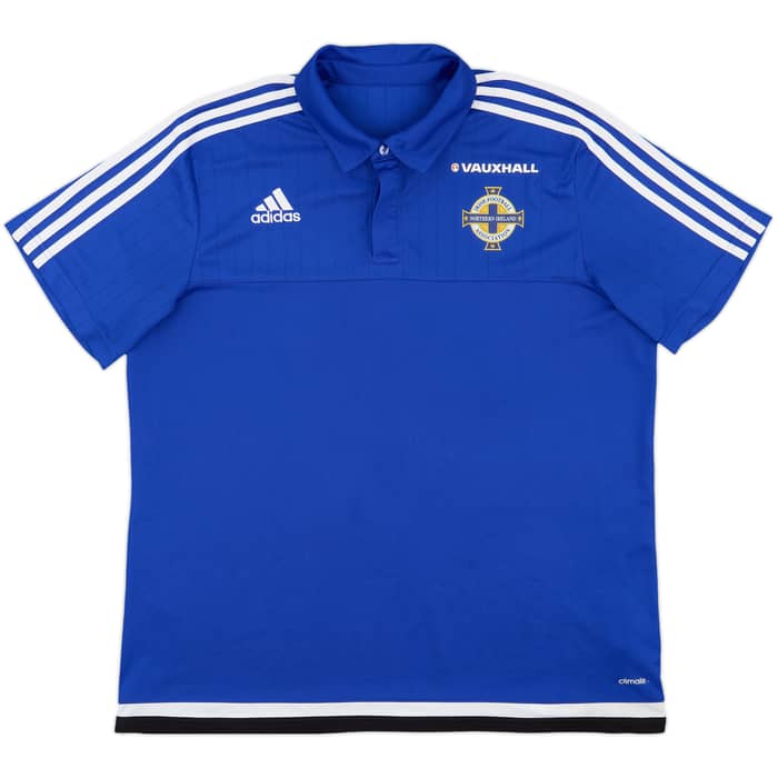 2016-18 Northern Ireland adidas Polo Shirt - 8/10 - (XL)