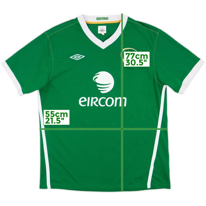 2010-11 Ireland Home Shirt - 9/10 - (XL)