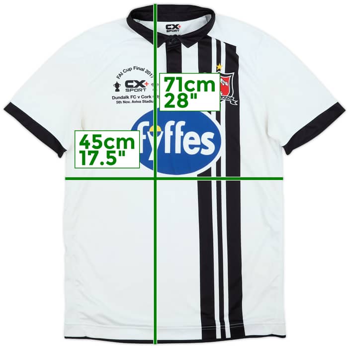 2016-17 Dundalk 'FAI Cup Final' Home Shirt - 7/10 - (S)