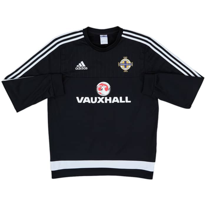 2015-16 Northern Ireland adidas Sweat Top - 8/10 - (M)