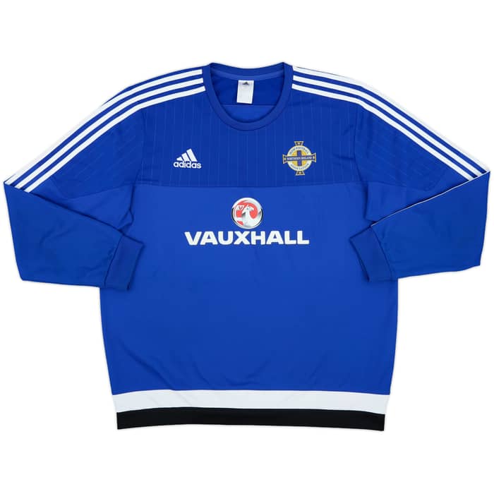 2015-16 Northen Ireland adidas Sweat Top - 8/10 - (XL)