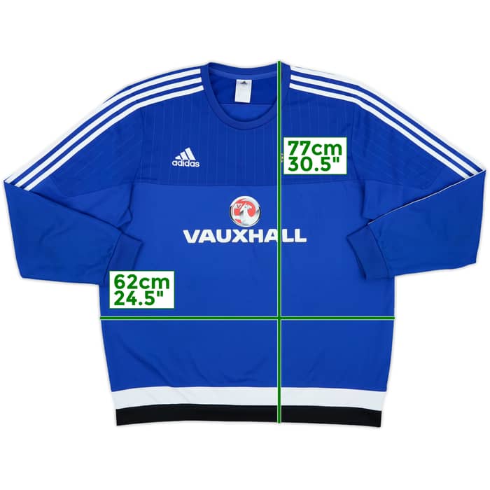 2015-16 Northen Ireland adidas Sweat Top - 8/10 - (XL)