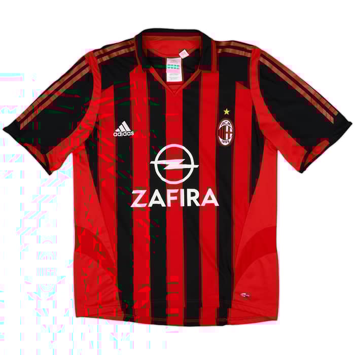2005-06 AC Milan Home Shirt Nesta #13 - 10/10 - (M)