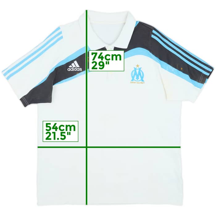 2009-10 Olympique Marseille adidas Polo Shirt - 4/10 - (L)