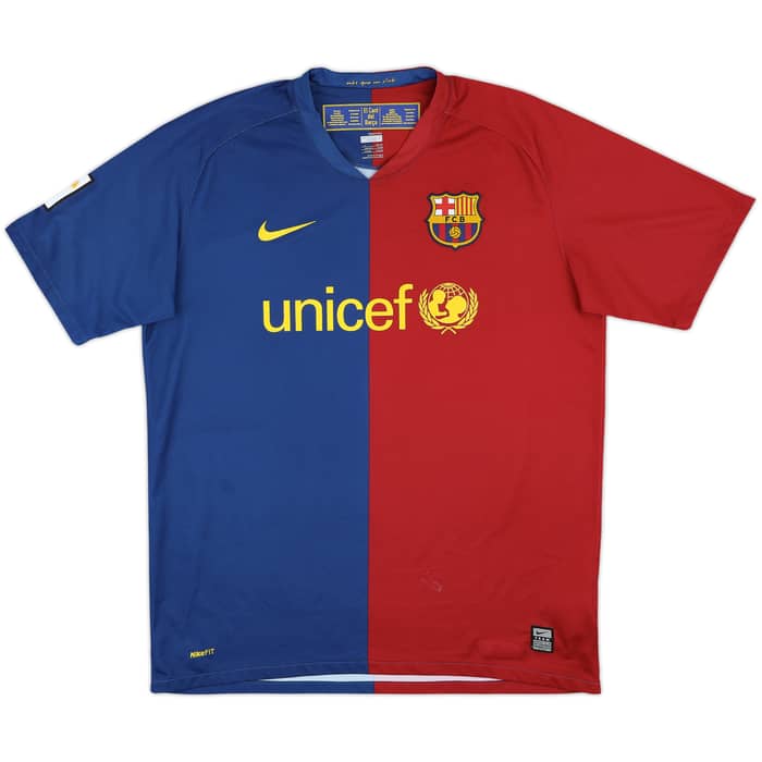 2008-09 Barcelona Home Shirt A.Iniesta #8 - 8/10 - (L)