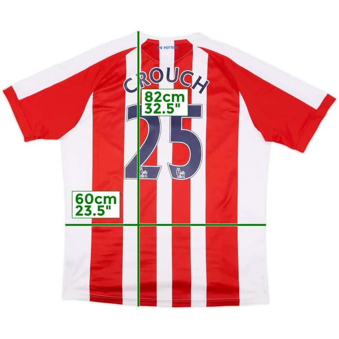 2014-15 Stoke City Home Shirt Crouch #25 - 9/10 - (XXL)