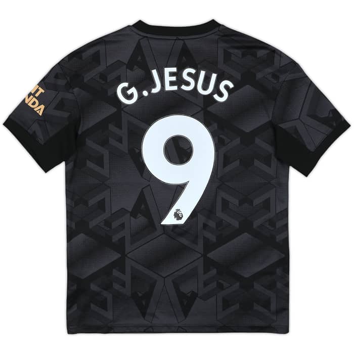 2022-23 Arsenal Away Shirt G.Jesus #9 - 10/10 - (L.Boys)