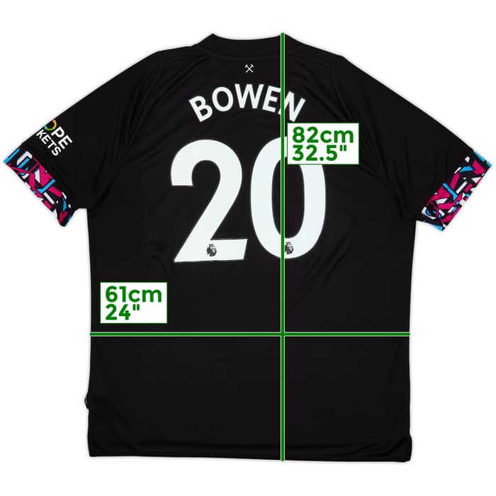 2022-23 West Ham United Away Shirt Bowen #20 - 9/10 - (XXL)