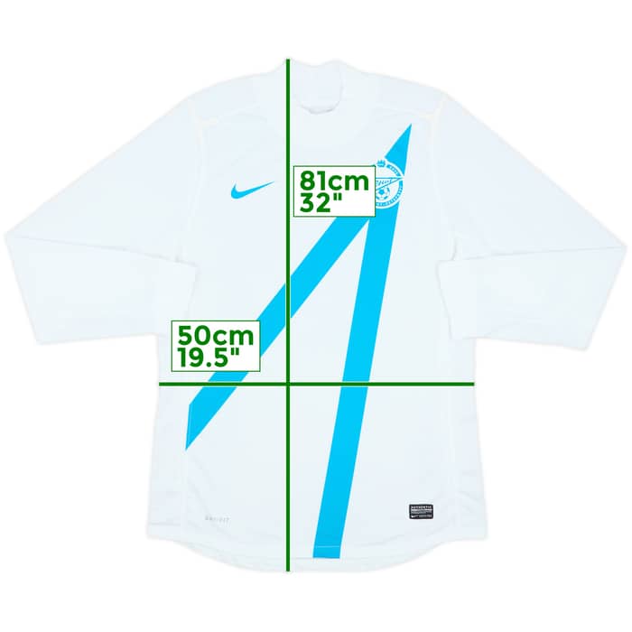 2012-13 Zenit St Petersburg Player Issue Away L/S Shirt - 9/10 - (L)