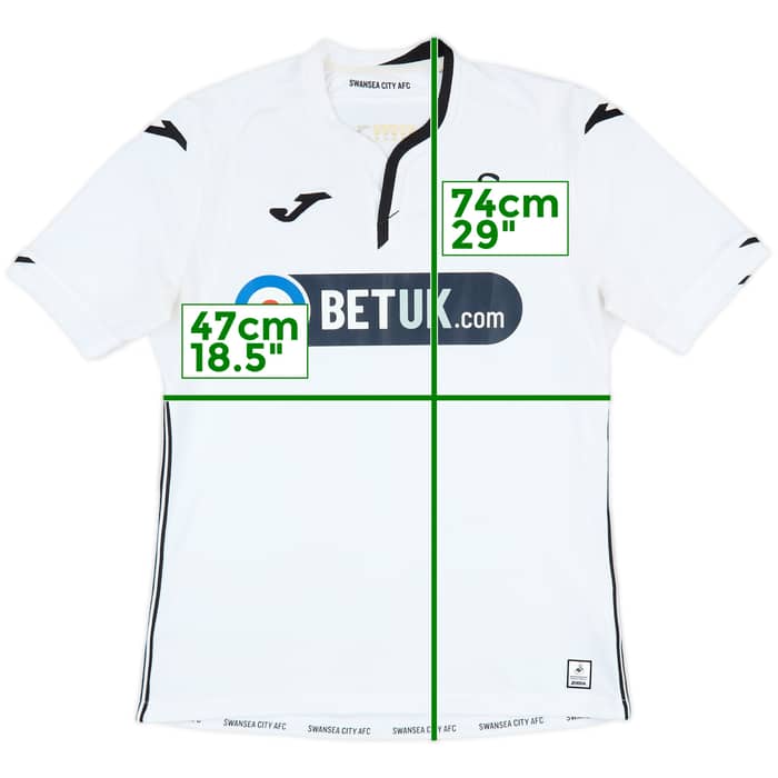 2018-19 Swansea Home Shirt - 7/10 - (M)