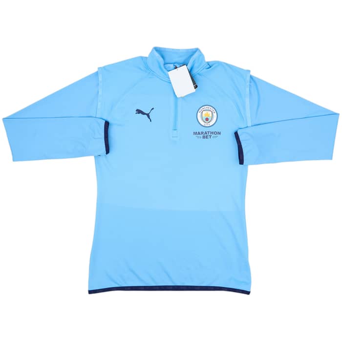 2020-21 Manchester City Puma 1/4 Zip Training Top (S)