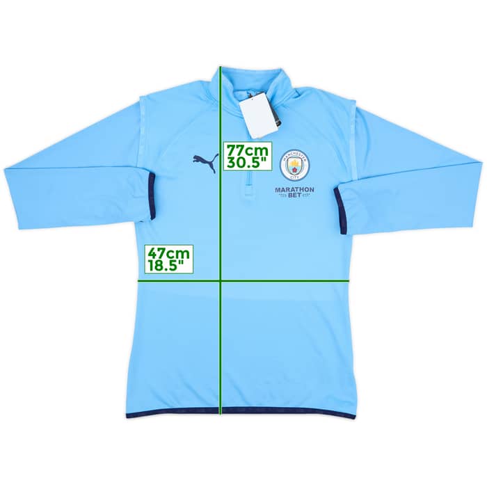 2020-21 Manchester City Puma 1/4 Zip Training Top (S)