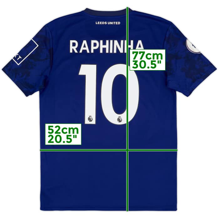 2021-22 Leeds United Away Shirt Raphinha #10 - 8/10 - (M)