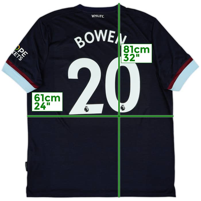 2021-22 West Ham Third Shirt Bowen #20 - 9/10 - (XXL)