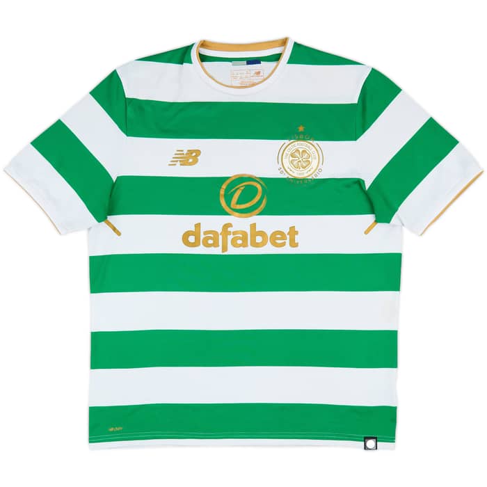2017-18 Celtic 'Lisbon Lions 50th Anniversary' Home Shirt - 6/10 - (L)
