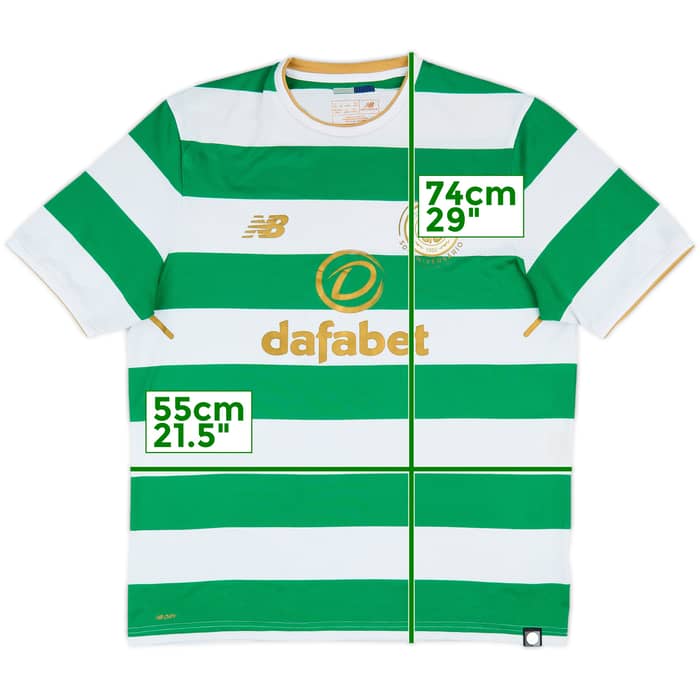 2017-18 Celtic 'Lisbon Lions 50th Anniversary' Home Shirt - 6/10 - (L)