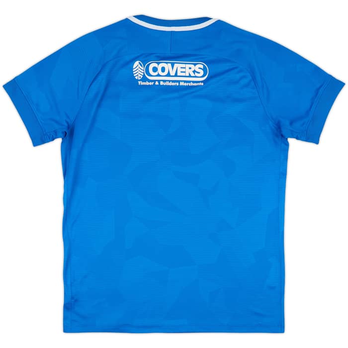 2018-19 Portsmouth Home Shirt - 9/10 - (L)
