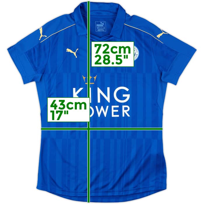 2016-17 Leicester Home Shirt - 9/10 - (Women's S)
