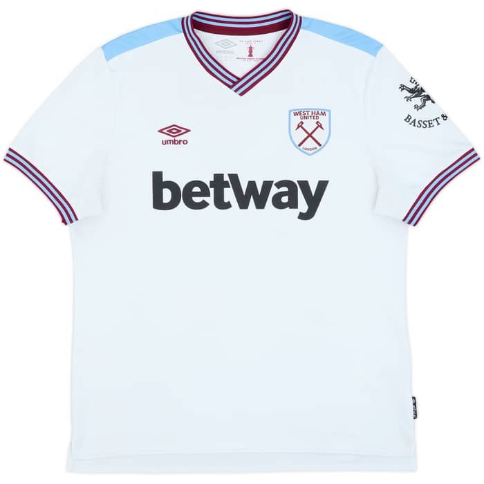 2019-20 West Ham Away Shirt Noble #16 - 8/10 - (XL)
