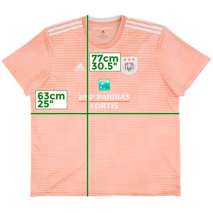2018-19 Anderlecht Away Shirt - 7/10 - (XXL)