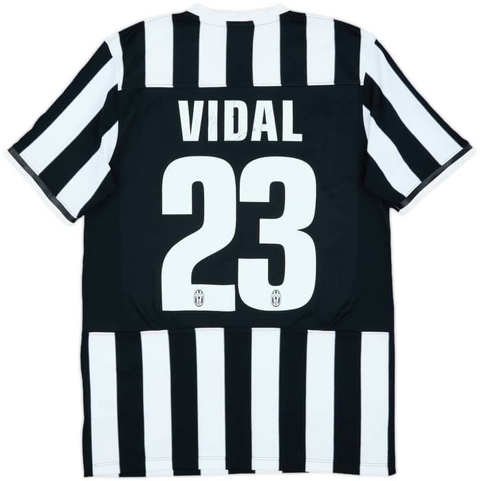 2013-14 Juventus Home Shirt Vidal #23 - 6/10 - (M)
