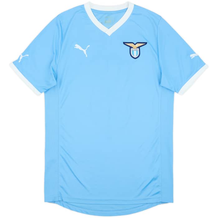 2011-12 Lazio Signed Home Shirt #3 - 4/10 - (S)