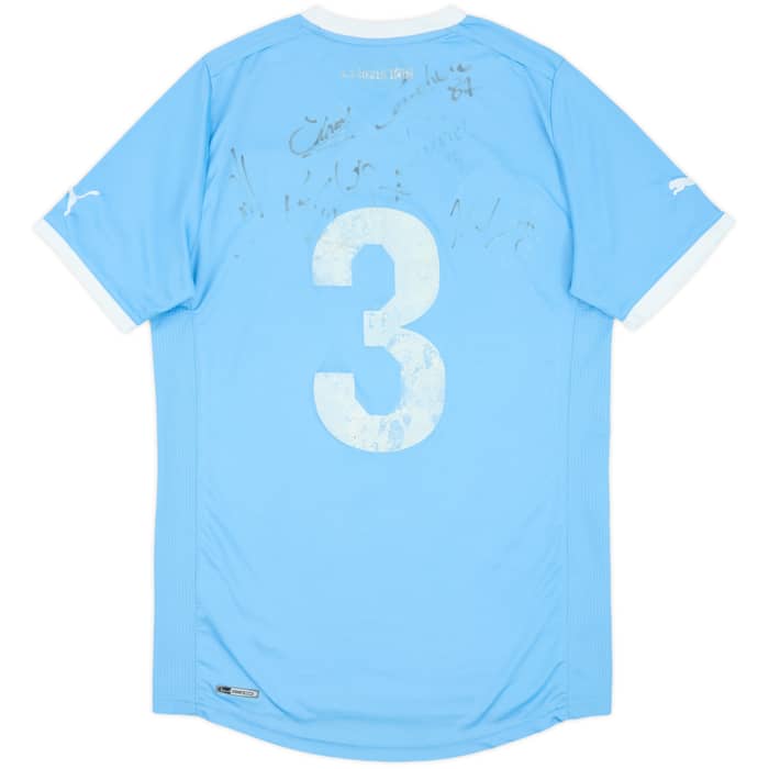 2011-12 Lazio Signed Home Shirt #3 - 4/10 - (S)