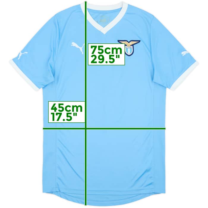 2011-12 Lazio Signed Home Shirt #3 - 4/10 - (S)