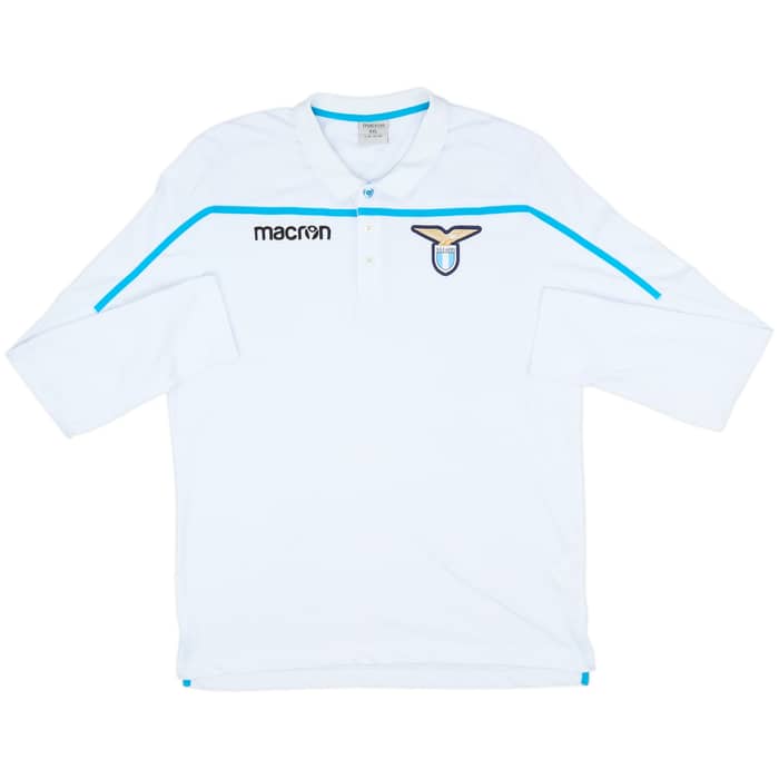 2018-19 Lazio Macron Polo L/S Shirt - 9/10 - (XXL)