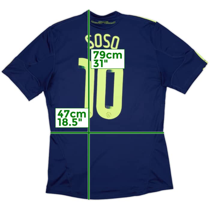 2010-11 Ajax Away Shirt Soso #10 - 8/10 - (M)