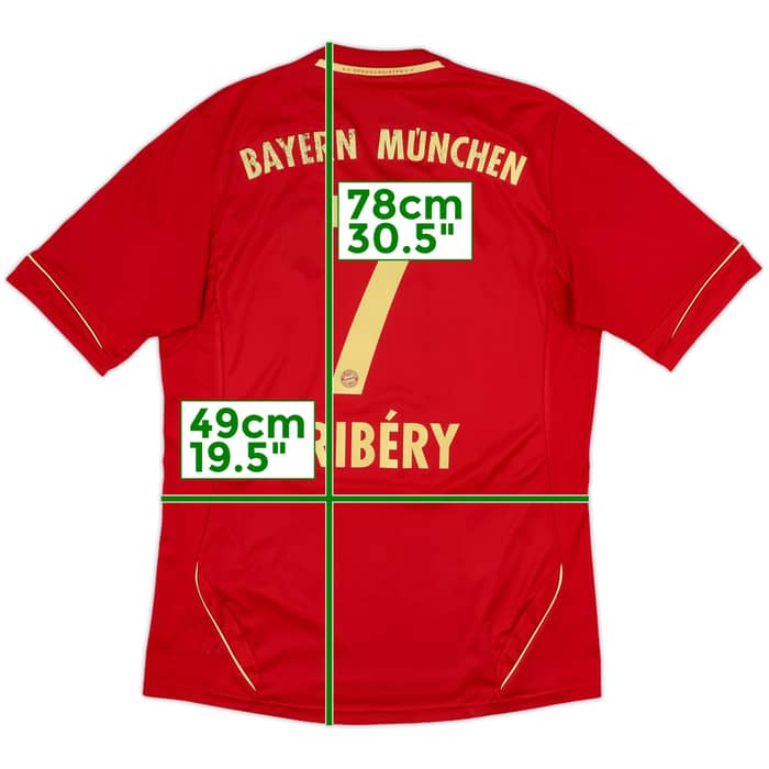 2012-13 Bayern Munich Home Shirt Ribery #7 - 5/10 - (M)