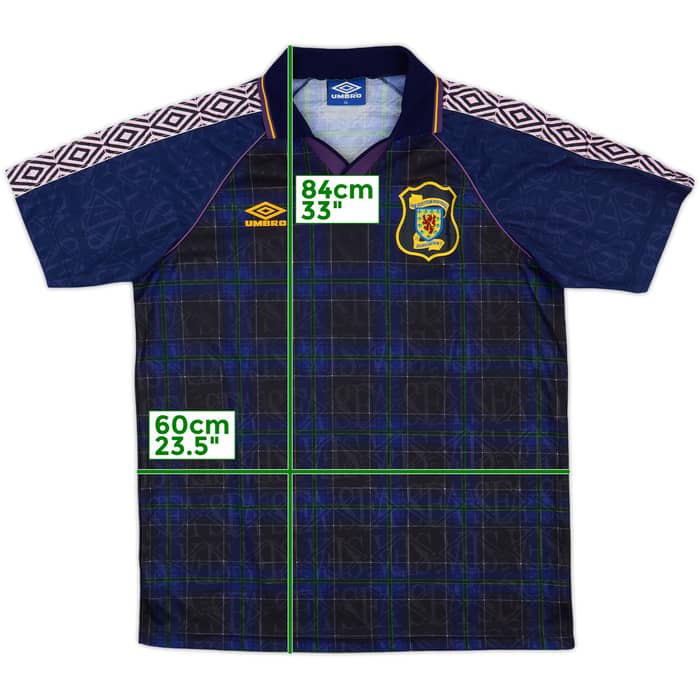1994-96 Scotland Home Shirt - 8/10 - (XL)