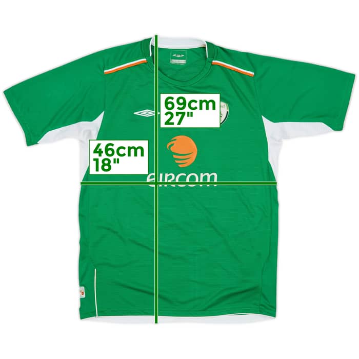 2004-06 Ireland Home Shirt - 7/10 - (XL.Boys)