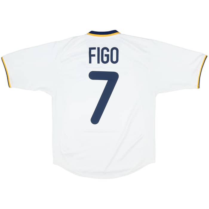 2000-02 Portugal Away Shirt Figo #7 - 9/10 - (S)
