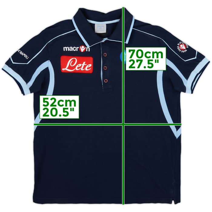 2010-11 Napoli Macron Polo Shirt - 8/10 - (L)