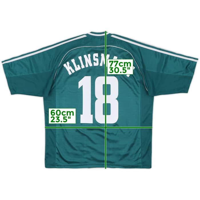 1998-00 Germany Away Shirt Klinsmann #18 - 6/10 - (L)