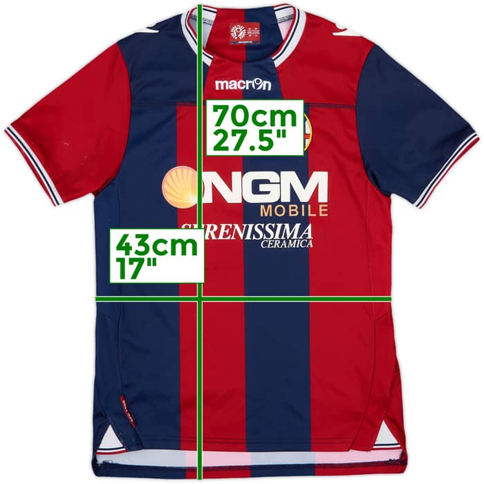 2012-13 Bologna Home Shirt #55 - 4/10 - (XS)