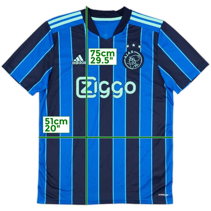 2021-22 Ajax Away Shirt - 10/10 - (M)