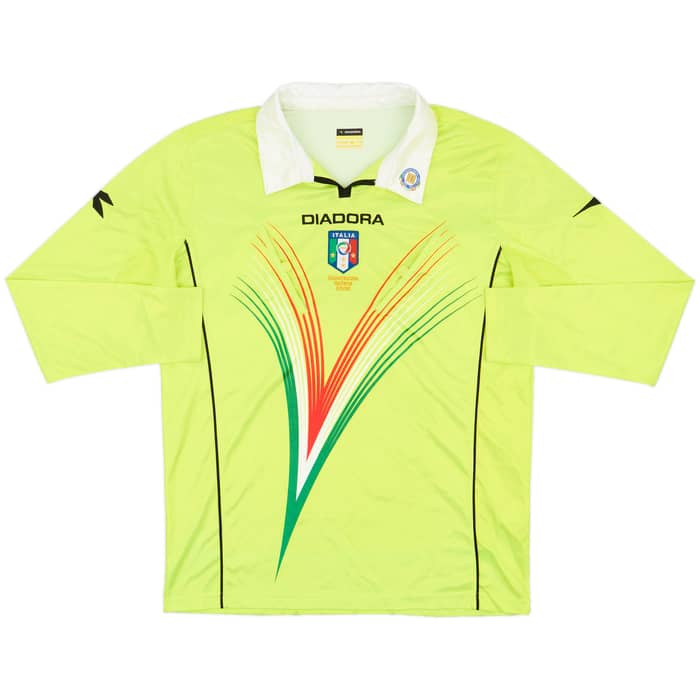 2011-12 Italy Diadora Referee L/S Shirt - 8/10 - (L)